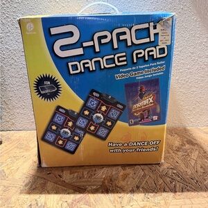 2-Pack Dance Pad with Video Game